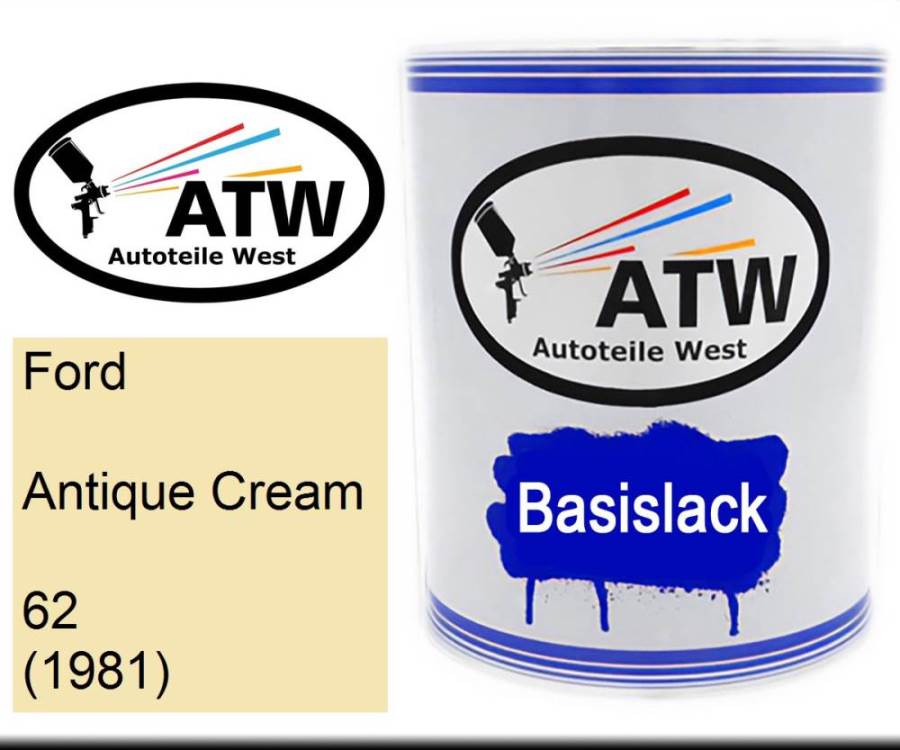 Ford, Antique Cream, 62 (1981): 1L Lackdose, von ATW Autoteile West.